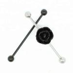 Korea fashion jewelry set rainbow industrial bar body jewellery