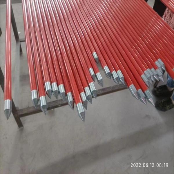 Buy cheap 1600mm Length Red FRP Rods Vertical Pole Solid Fiberglass Rod from wholesalers