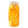 Buy cheap Stainless Steel Snap Lead Free Glass Cookie Jar With Sealed Lid from wholesalers