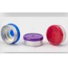 Buy cheap ISO9001 Blue Orange Medicine Vial Cap With Rubber Stopper from wholesalers