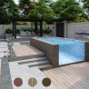 Buy cheap Family Sports Above Ground Framed Swimming Pool with Stainless Steel Construction from wholesalers