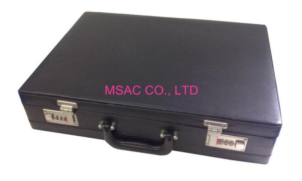 Buy cheap Aluminum Leather Attache Case , Aluminium Laptop Briefcase With Lock from wholesalers