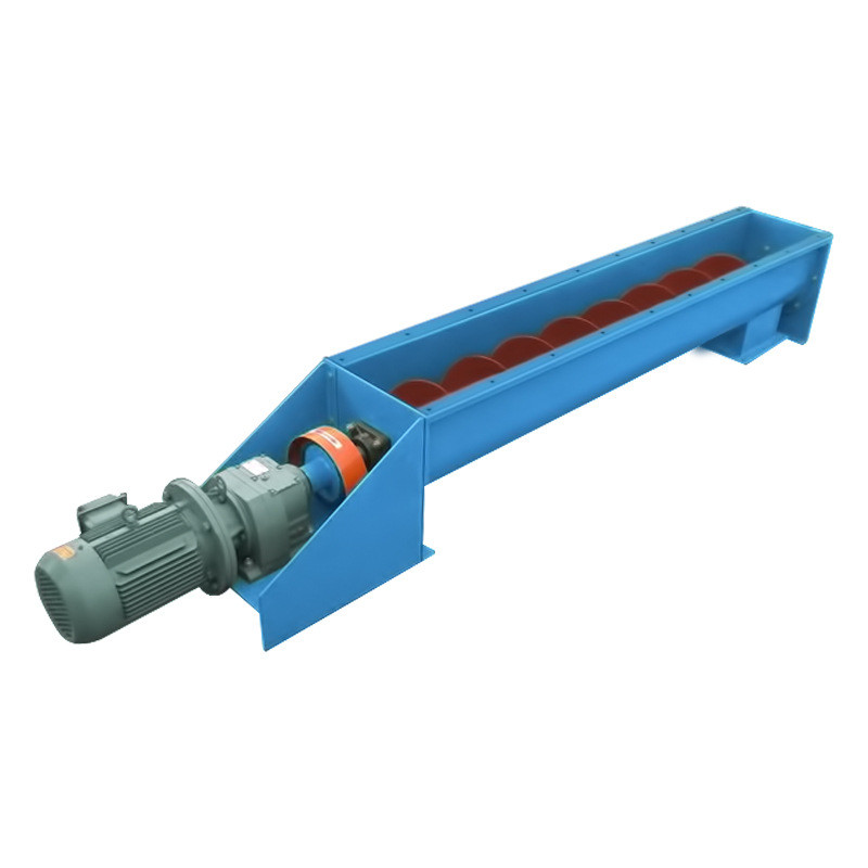High Performance Screw Auger Conveyor For Building Material Shops Manufacturing Plant And More Customizable