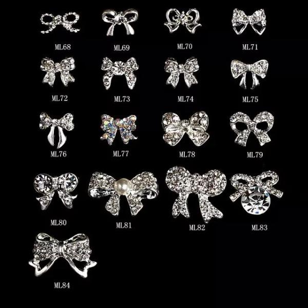 Hot NEW Wholesale nail art Jewelry 3D Nail Art Jewelry Nail rhinestones Sticker