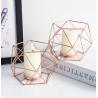 Buy cheap 3.9" Height Nordic Candlestick , Metal Mesh Nordic Candle Holder from wholesalers