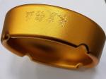 Custom Golden Anodized CNC Machining Parts Aluminum Ashtray Commodity