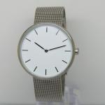 Alloy Wrist Watch, Casual Men Watches Stainless Steel Milanese Mesh Band Quartz