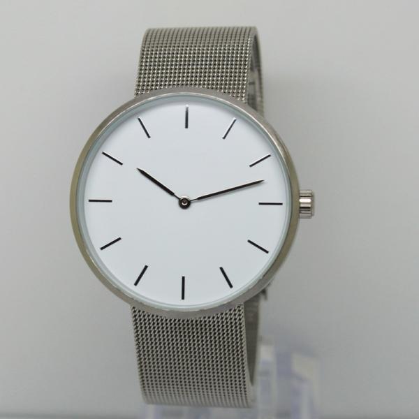 Alloy Wrist Watch, Casual Men Watches Stainless Steel Milanese Mesh Band Quartz