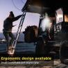 Buy cheap LED Solar Powered Flashlight USB Charging Hand Crank Dynamo Flashlight Survival Gear Fishing Flashlight Clip for Outdoor from wholesalers