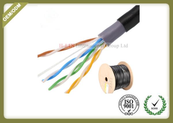 Buy cheap Outdoor Shielded Network Fiber Cable Cat5e UTP Cable 305M 0.5mm Diameter from wholesalers