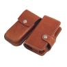 Buy cheap Retro Brown book type Natural Genuine leather case for Japan IQOS with card slot from wholesalers