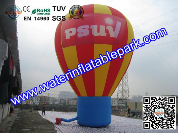 Buy cheap Oxford Fabric Inflatable Advertising Balloon , Inflatable Ground Balloon For Exhibition from wholesalers