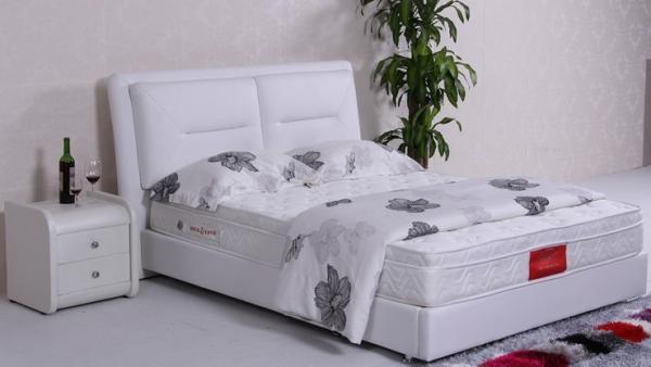 Buy cheap high headboard contemporaty pu leather bed SA410 from wholesalers