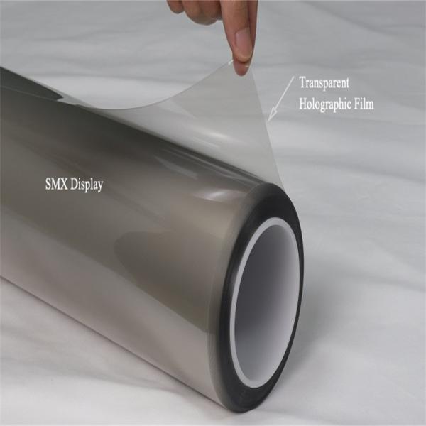 Adhesive Transparent Holographic Projection Film Glass Window Rear Projection