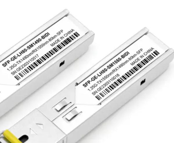 Buy cheap TX1550nm/RX1490nm SFP Fiber Transceiver 1.25G SFP 80km SC Connector BIDI from wholesalers