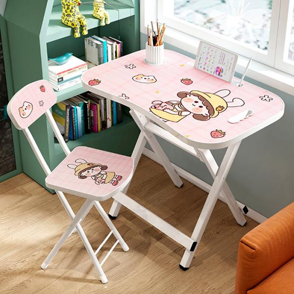 Buy cheap 18 Inches Foldable Study Desk And Chair For Home Working Minimalist from wholesalers