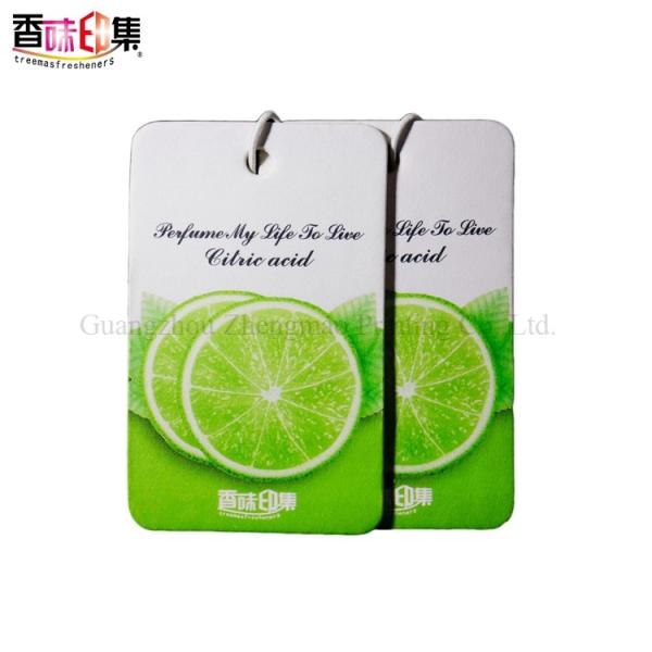 Buy cheap Digital Printing Scented Paper Air Freshener For Hotel Hanging from wholesalers