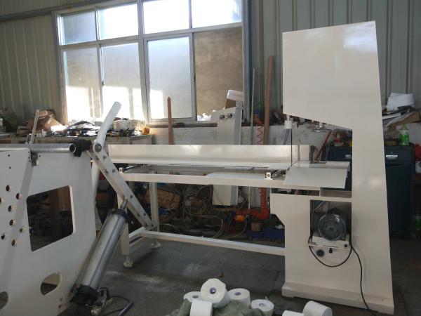 Buy cheap Easy Operate Toilet Paper Roll Cutting Machine Maxi Toilet Paper Slitting Machine 30-60 rolls /min from wholesalers