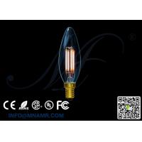 Buy cheap Transparent Glass Bulb 110v 220v E14 4Watts LED Candle Lights C32 Dimmable Warm product