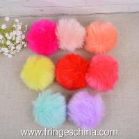 Buy cheap Wholesale Colorful DIY Decoration Fake Rabbit Fur Pom Pom Ball For Key Chain product