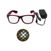 Buy cheap El Wire Glow Led DJ Bright Light Safety Light Up LED flashing Diffraction product