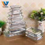 Restaurant 300ml Disposable Aluminum Foil Food Containers