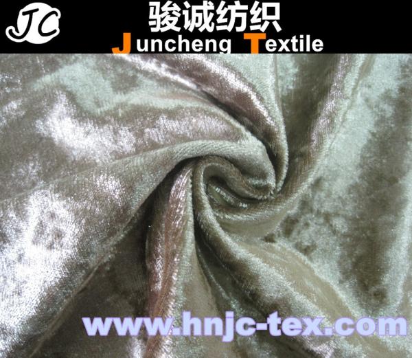 Buy cheap Burnish Surface Ice Bloom Velvet Fabric for Curtain and Upholstery to Mid East / Dubai from wholesalers