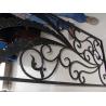 Buy cheap Customized Black Zinc Steel Metal Garrison Fence Panels Maintenance Free from wholesalers