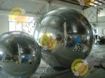 Christmas Decoration Custom Shaped Balloons Eye - Catching Mirror 0.25mm Pearl