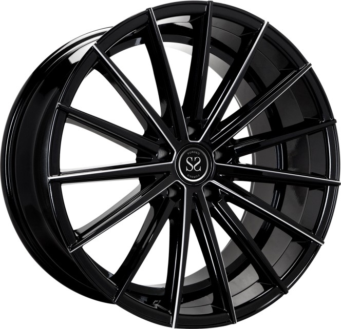 22 inch modified one piece forged deep dish alloy polished rims wheel 5x130