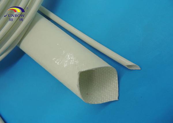 Buy cheap 200℃ High Temperature Resistant Silicone Rubber Lacquer Silicone Fiberglass Sleeve from wholesalers