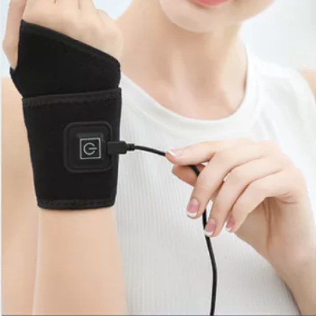 Weightlifting Heated Wrist Band 5v Battery Protect for Right Hand