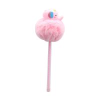 Buy cheap Plastic Pink Fluffy Pastel Plush Pen 0.5mm Nib Ultralight Durable product
