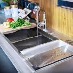 Professional stainless steel horizontal filing modern designs kitchen cabinet