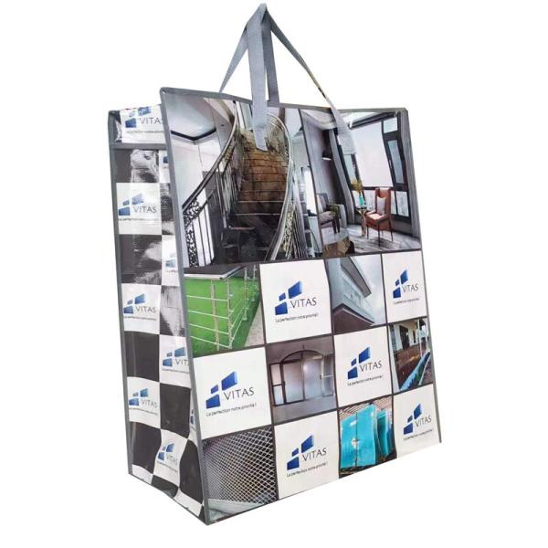 Buy cheap Strong Sturdy Shopping Laminated Woven Bags Customized Size from wholesalers