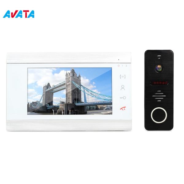 Buy cheap 4 wire video door phone home security camera system household video doorphone from wholesalers