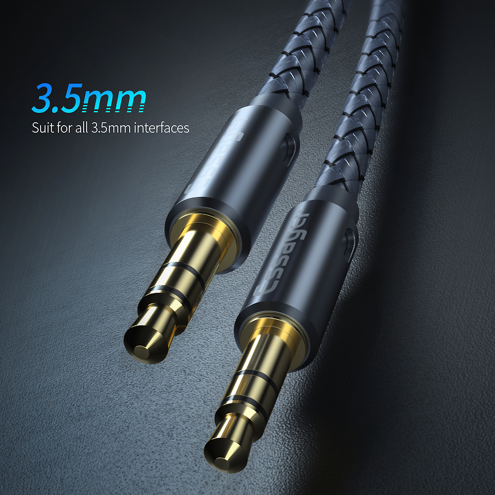 1.2M 3.5MM Male To Male AUX Audio Cables Headphone Extension Cable Ready Stock
