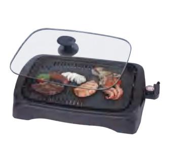 Buy cheap Black Portable BBQ 1250W Infrared Smokeless Grill Easy Cleaning from wholesalers