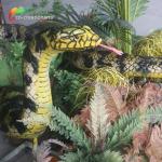 Life Size Animals Simulated Animatronic Snakes In Animal Exhibitions
