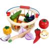 Buy cheap Magnetic 10.5cm Wooden Fruit Cutting Set Wooden Fruit Basket Toy from wholesalers