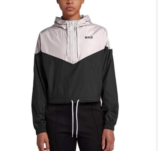 Buy cheap Color Block Lightweight Windbreaker Jacket Women Fashion Jackets from wholesalers