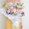 Buy cheap Simple Ribbon Floral Wrapping Material Colorful Fishtail Yarn Handmade Gift 9X9X4 cm Size from wholesalers