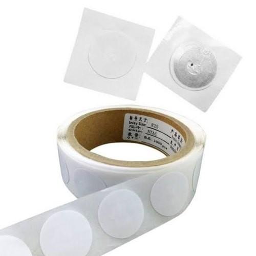 Buy cheap Blank White Paper NFC Ntag215 Stickers Enabling Secure from wholesalers