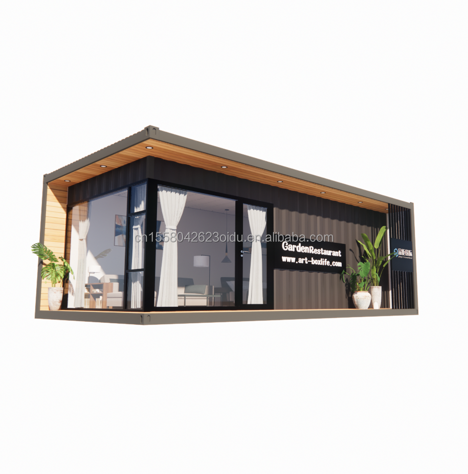 Galvanized Steel Square Tubes Main Structure of 30ft Durable Marine Container for Supermarket Distribution
