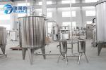 SUS 304 Silver Gray Beverage Mixing Machine For Juice Filling Capping