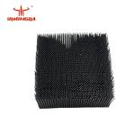 Bristle Auto Cutter Parts Brush 100x100x42mm Poly Material Blue / Black Color