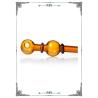 Buy cheap 5.7 Inch Orange Color Glass Smoking Burning Tube Glass Oil Burner from wholesalers