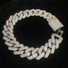 Buy cheap Real S925 Miami Cuban Link Bracelet Silver Jewelry Rose Gold Cuban Link from wholesalers