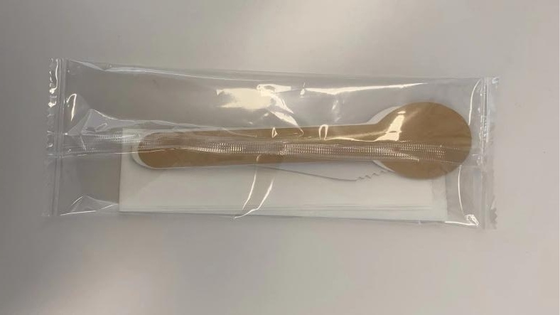Takeaway Paper Spoon Packing Machinery Fork Disposable Paper Knife Cutlery Napkin Packaging Machine
