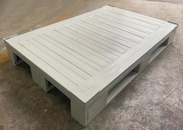 Buy cheap Corrugated Steel Spill Pallet Sheet Metal Pallet 1200x800 from wholesalers